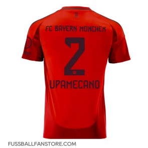 Bayern Munich Dayot Upamecano #2 Replik Heimtrikot 2024-25 Kurzarm